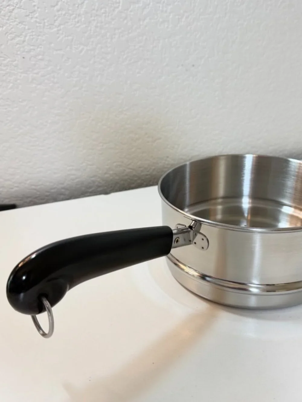 Vintage Revere Ware 7 in Steamer / Strainer Insert for 2 & 3 Qt Saucepans EUC